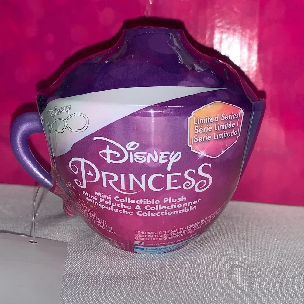 12PK Disney 100 Princess ~ Surprise Mini Collectible Plush ~ Tea Pot SEA…
